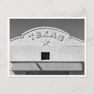 Vintage Texas Marfa-skylt svart & vit retro Vykort
