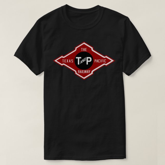 Vintage Texas Pacific Railway T Shirt (Design framsida)