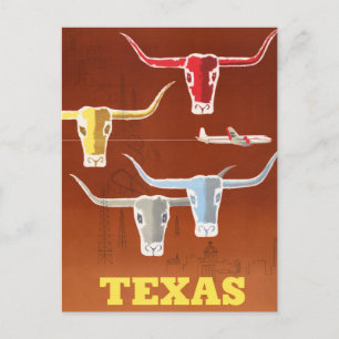 Vintage Texas-resor Postkort Vykort
