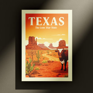 Vintage Texas Vykort