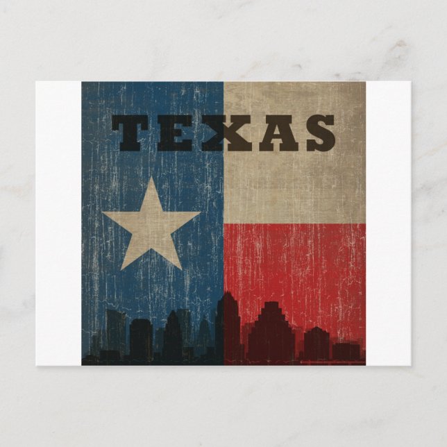 Vintage Texas Vykort (Framsida)