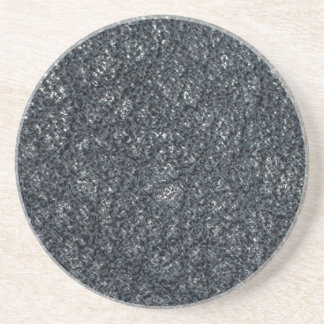 Vintage Texturerat svart läder Underlägg Sandsten