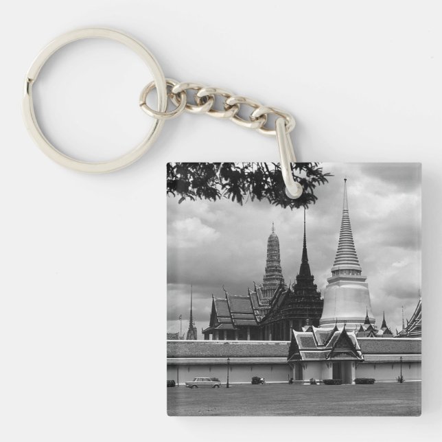 Vintage Thailand Bangkok Chapel Royal Palace view (Framsidan)
