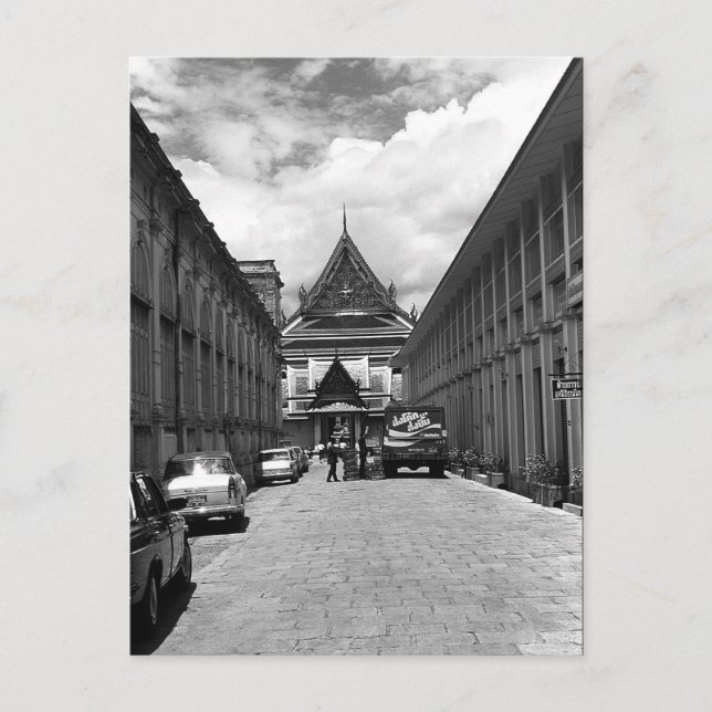 Vintage Thailand Bangkok Royal palace Vykort (Framsida)