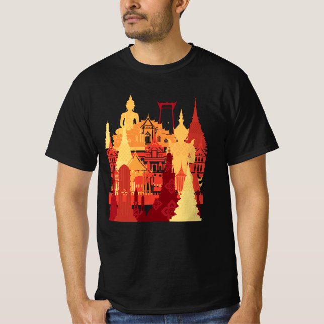 Vintage Thailand T Shirt (Framsida)