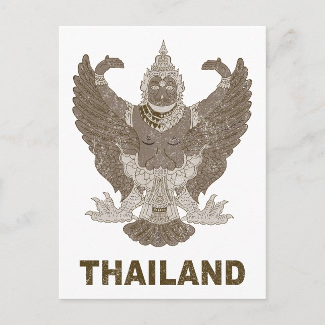 Vintage Thailand Vykort (Framsida)