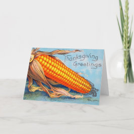 Vintage Thanksgiving Card Helgkort