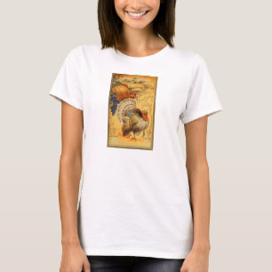 Vintage Thanksgiving Hälsning Tee