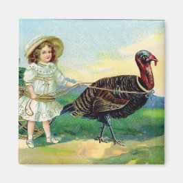 Vintage Thanksgiving Magnet