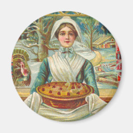 Vintage Thanksgiving Magnet