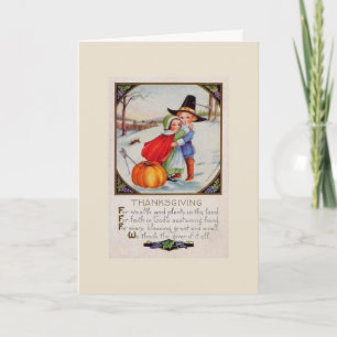 Vintage - Thanksgiving Prayer, Helgkort