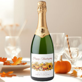 Vintage Thanksgiving Pumpkins Anpassningsbar Compa