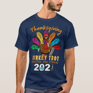 Vintage Thanksgiving Turkiet Trot Struttin'our Stu T Shirt