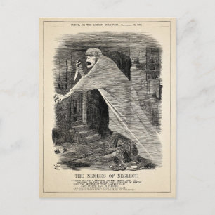 Vintage "The Nemesis of Neglect" vykort