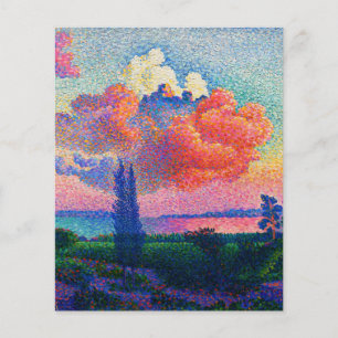Vintage The Pink Cloud (1896) målning