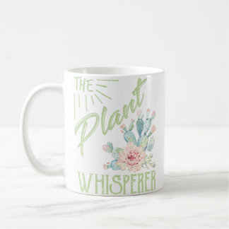 Vintage The Plant Whisperer Kaktus Retro Trädgård Kaffemugg