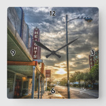 Vintage Theater Historik Houston Heights Fine Art