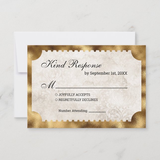 Vintage Theater Movie Cinema Biljett OSA Kort (Framsida)