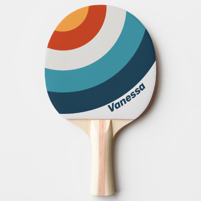 Vintage Thistle Cirkelrand med namn Pingisracket (Framsidan)