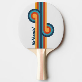 Vintage Thistle Stripe Loop med namn Pingisracket
