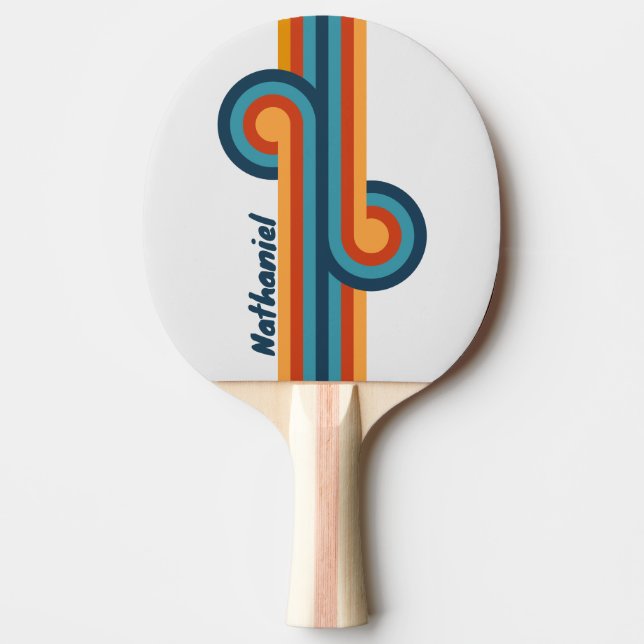 Vintage Thistle Stripe Loop med namn Pingisracket (Framsidan)
