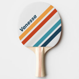 Vintage Thistle Vinklad Rand med Namn Pingisracket