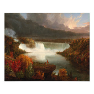 Vintage Thomas Cole Distant View of Niagara Falls Fototryck