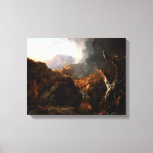 Vintage Thomas Cole Ligcape med Dead Träd Canvastryck
