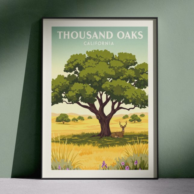 Vintage Thousand Oaks Kalifornien Poster (Skapare uppladdad)