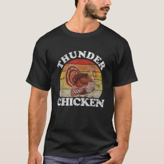 Vintage Thunder Chicken Turkey Fowl Hunter T Shirt