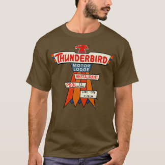 Vintage Thunderbird Motel-skylt T Shirt