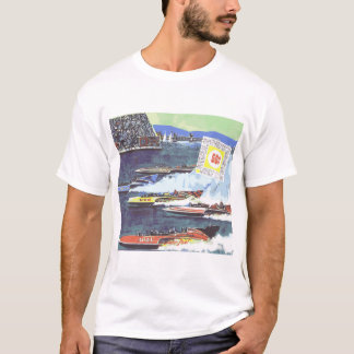 Vintage Thunderboat-Tävla T Shirt