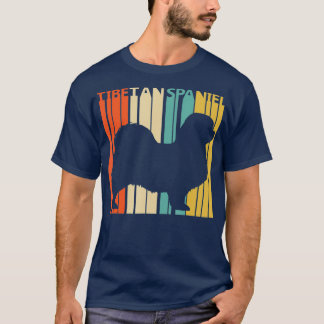 Vintage Tibetan Spaniel dog T Shirt