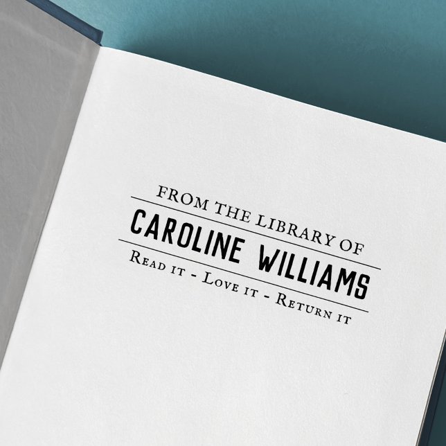 Vintage tidningen stil från bibliotek om bokplåt stämpel (Skapare uppladdad)