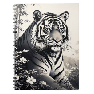 Vintage Tiger Anteckningsbok Journal