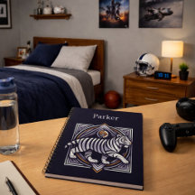 Vintage Tiger Marinblå