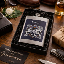 Vintage Tiger Marinblå