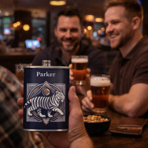 Vintage Tiger Marinblå