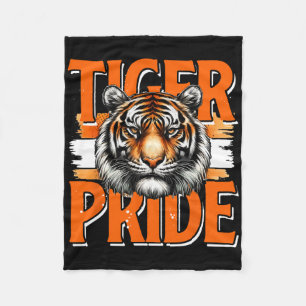 Vintage Tiger Pride Tiger School Sports Team Retro Fleecefilt