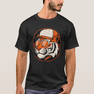 Vintage Tigers Baseboll Tiger Tidlös T Shirt