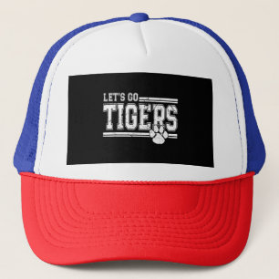 Vintage Tigers School Sports Namn Retro Keps