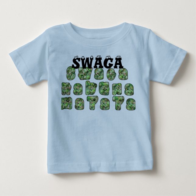 Vintage Tight Swaga Hakuna Matata Infant T-Shirt (Framsida)
