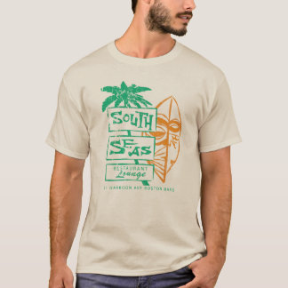 Vintage Tiki Pub South Seas Lounge T Shirt