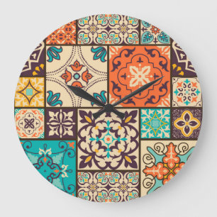 Vintage Tile. Stor Klocka