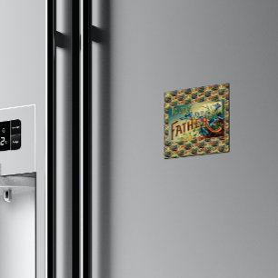 Vintage till min kära Far Mönster Kitchen Magnet