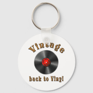 Vintage - Tillbaka till Vinyl, posten är tillbaka Nyckelring