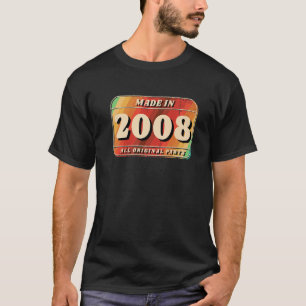 Vintage tillverkad 2008 Original Parts License Pla T Shirt