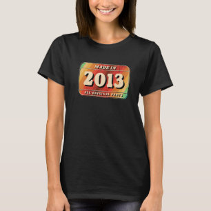 Vintage tillverkad 2013 Original Parts License Pla T Shirt