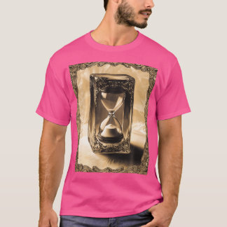 Vintage Timglass Gothic Steampunk Art T Shirt