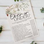 Vintage Tiny Blommigt-spel under Flygblad<br><div class="desc">Över- eller Under-möhippa-spel. Små vintagar. Vattentärga botaniska,  ömma och absolut små vattenfärgade blommor. Matchande objekt för att slutföra din händelsesamling finns i vårt Zazzle-arkiv!</div>